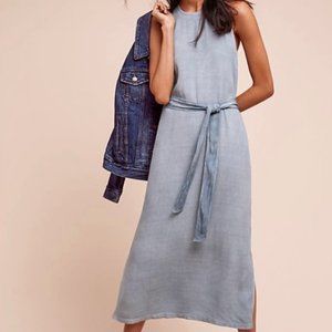 Anthropologie Seafoam Midi Dress
